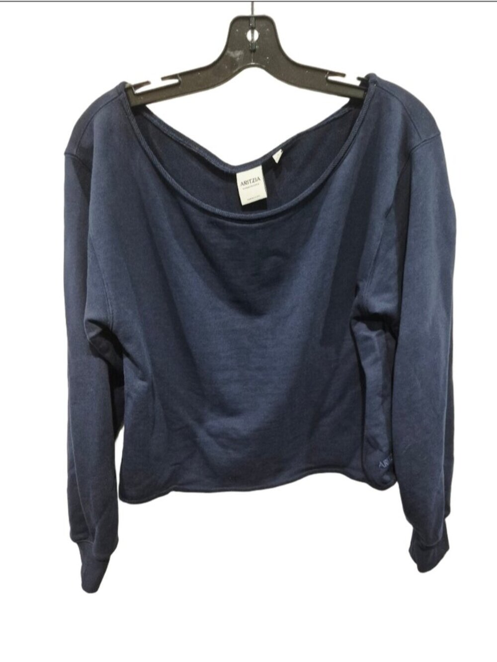 Aritzia Sweatfleece Perfect Off-Shoulder Perfect-fit French Terry Sweater